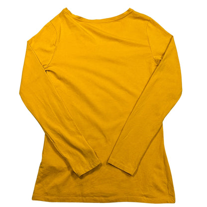 Primark® Mustard Long Sleeve Stretch Top-S