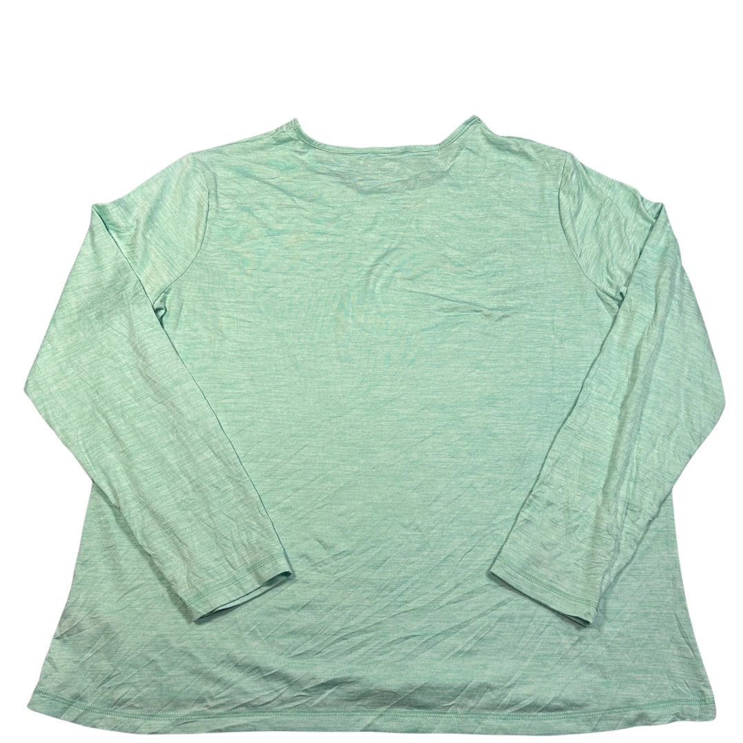 Dunnes Stores® Mint Long Sleeve Sport Top-XL