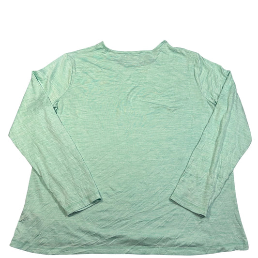 Dunnes Stores® Mint Long Sleeve Sport Top-XL