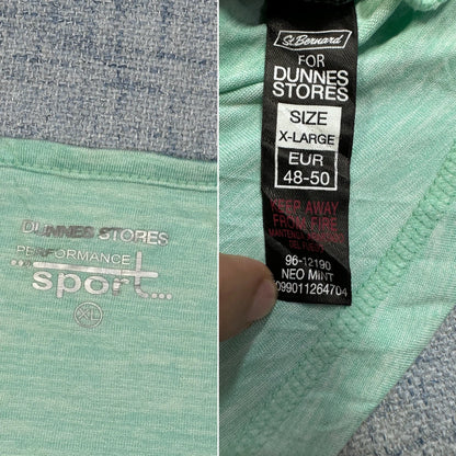 Dunnes Stores® Mint Long Sleeve Sport Top-XL
