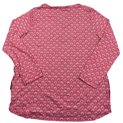 Capuccino® Red Floral Long Sleeve Top-M