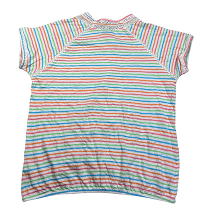 Next® Multicolor Rainbow Striped Top-L