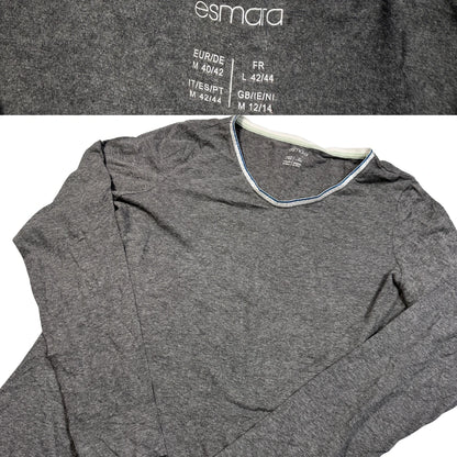 Esmara® Grey Long Sleeve Top-M