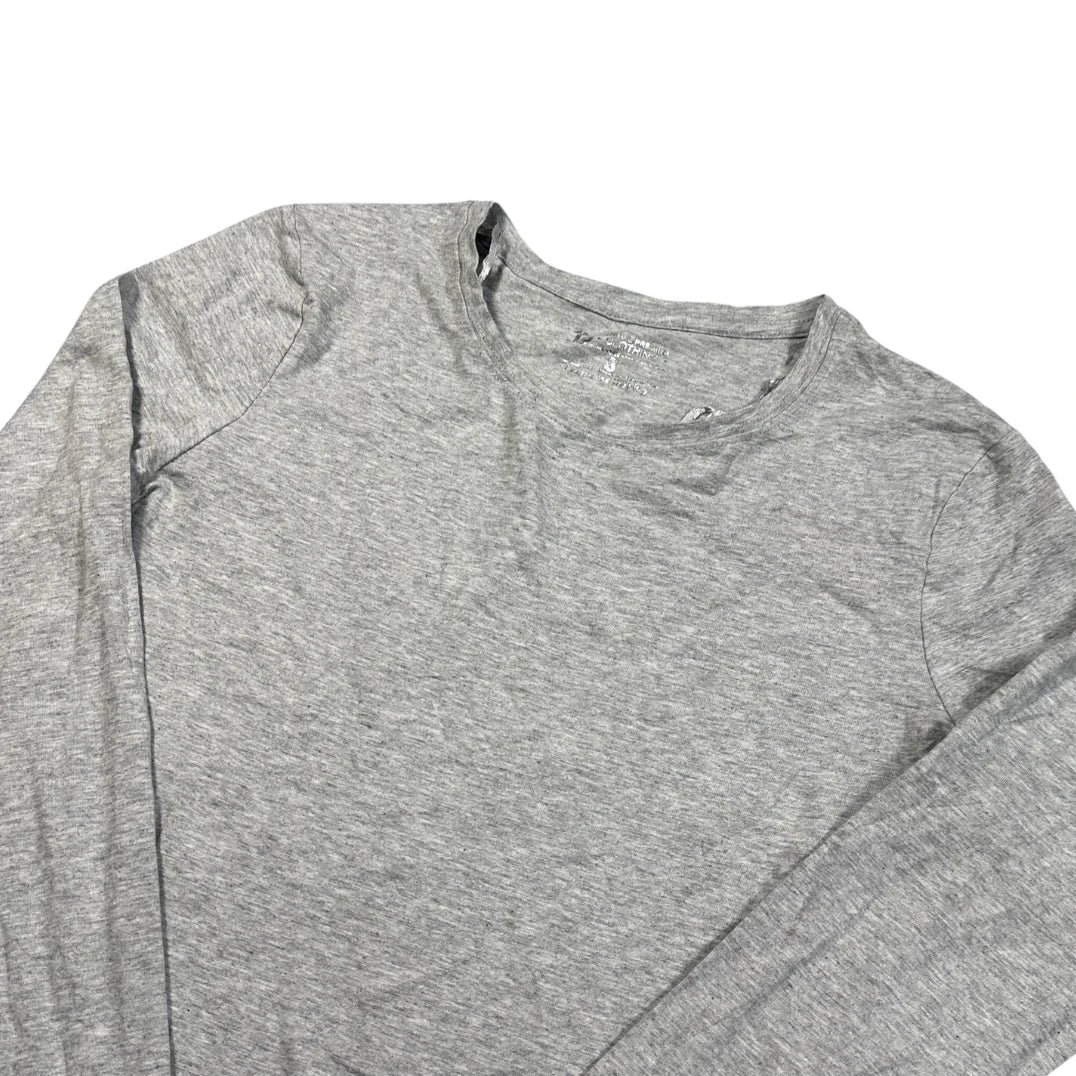 Tu® Grey Long Sleeve Top-XS