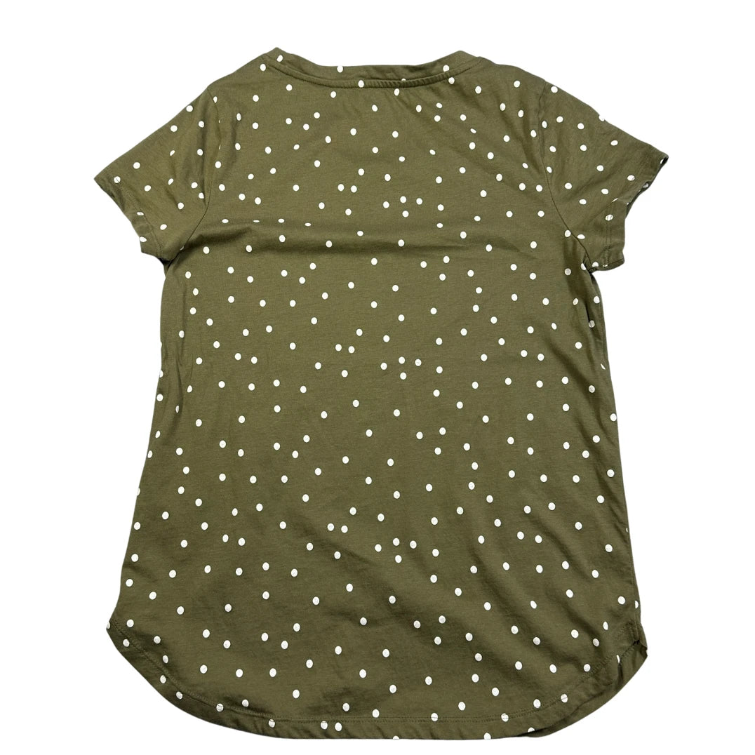 Cleo® Olive Polka Dot T Shirt-S