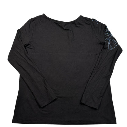 Unbranded Black Floral Long Sleeve-L