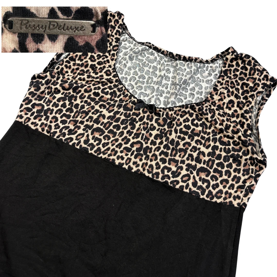 Pussy Deluxe® Leopard Sleeveless Top-M