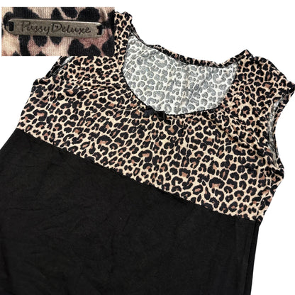 Pussy Deluxe® Leopard Sleeveless Top-M