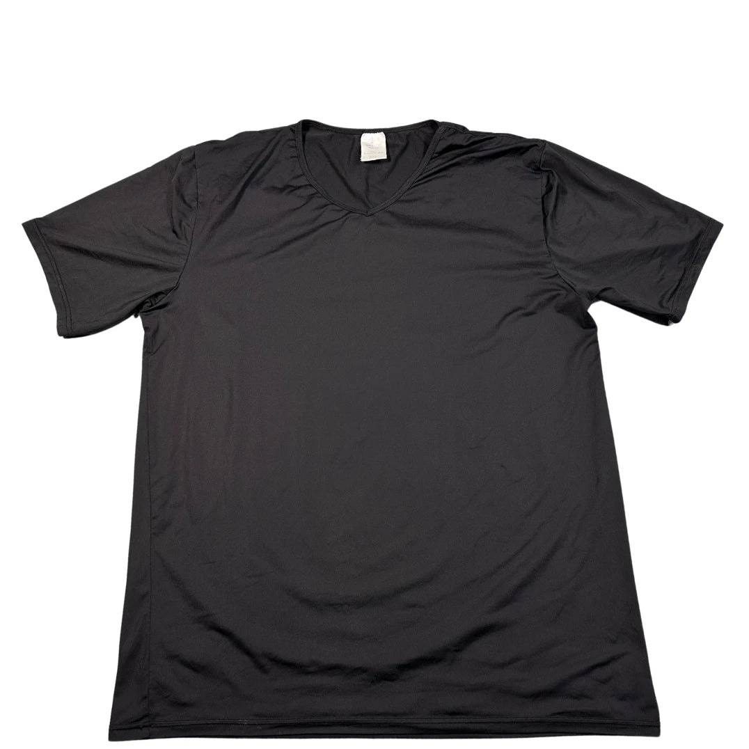 Enrico moro® Black V Neck T Shirt-2XL