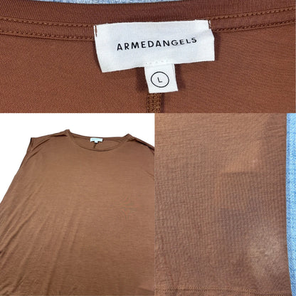 Armedangels® Brown Sleeveless Top-L
