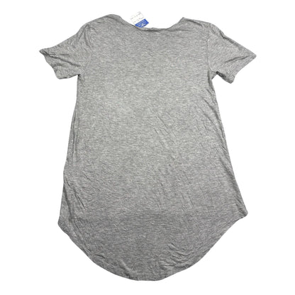 Zara® Grey Embroidered Script High Low T Shirt-M