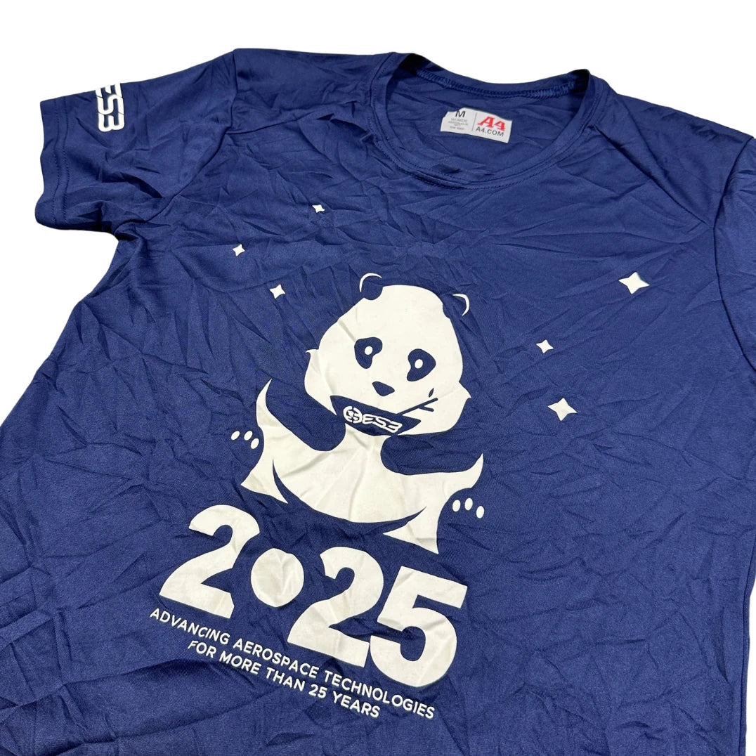 A4® Navy Panda Graphic Performance T Shirt-M