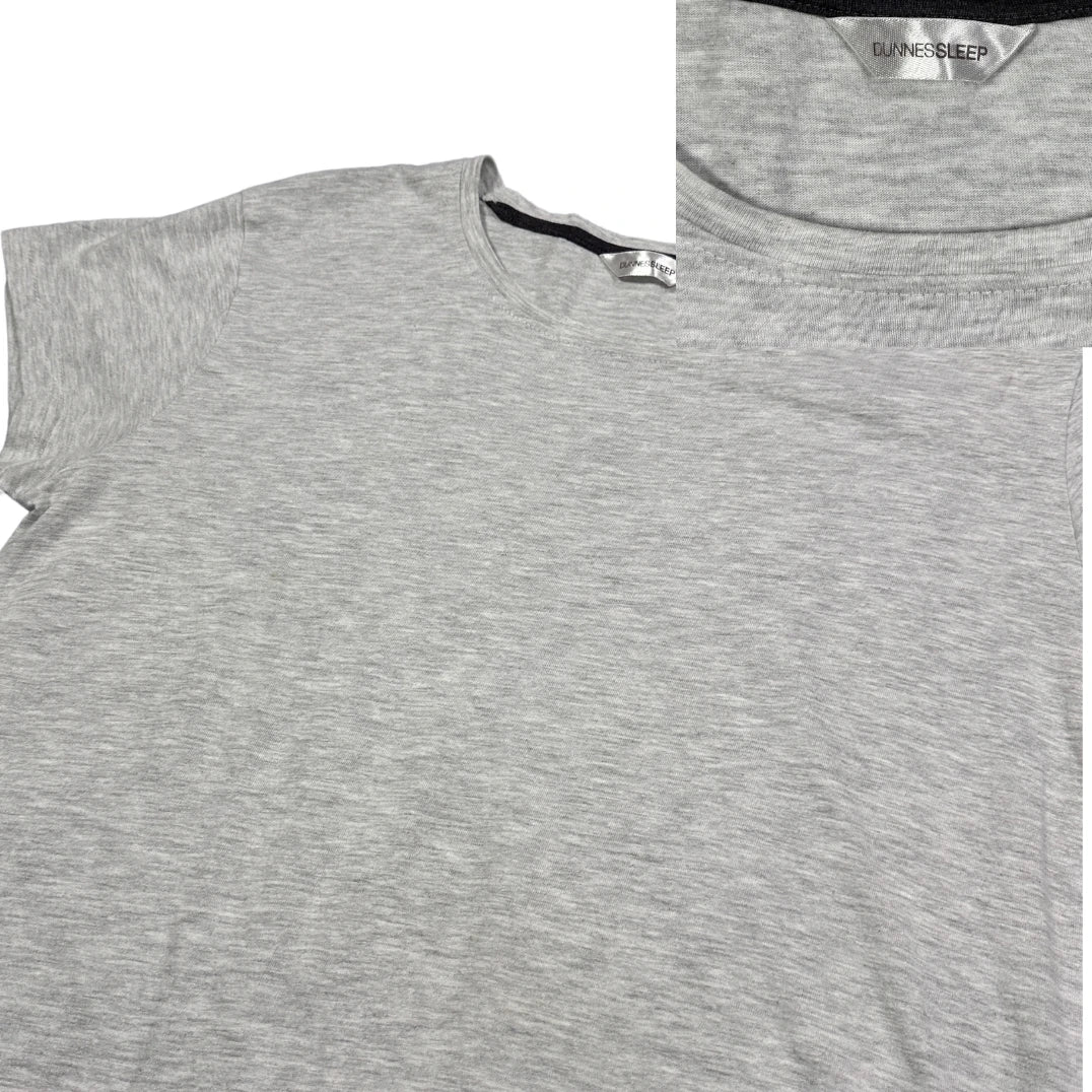 Dunnes Stores® Grey Marl Basic T Shirt-M