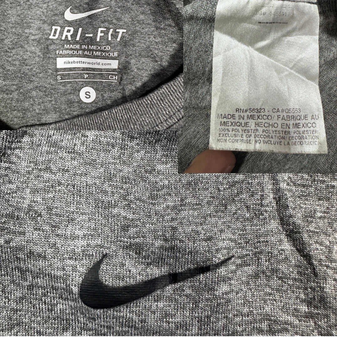 Nike® Gray Dri Fit T Shirt-S