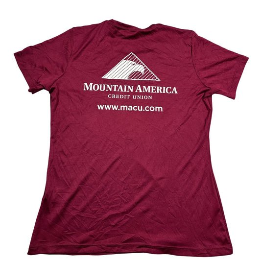 Sport Tek® Maroon Graphic T Shirt-M
