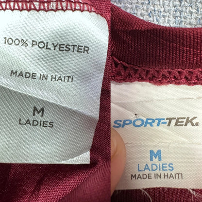 Sport Tek® Maroon Graphic T Shirt-M