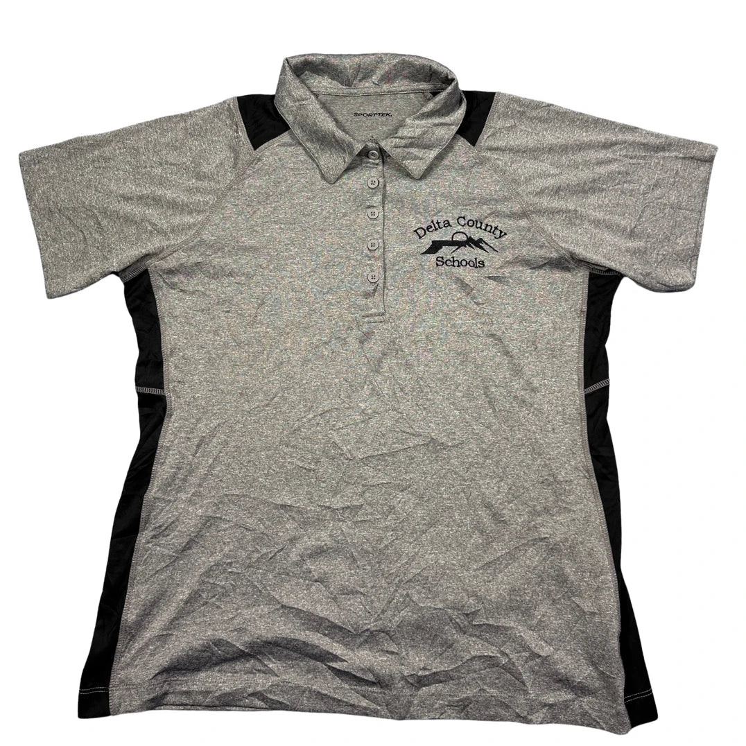 Sport Tek® Grey Polo Shirt-L