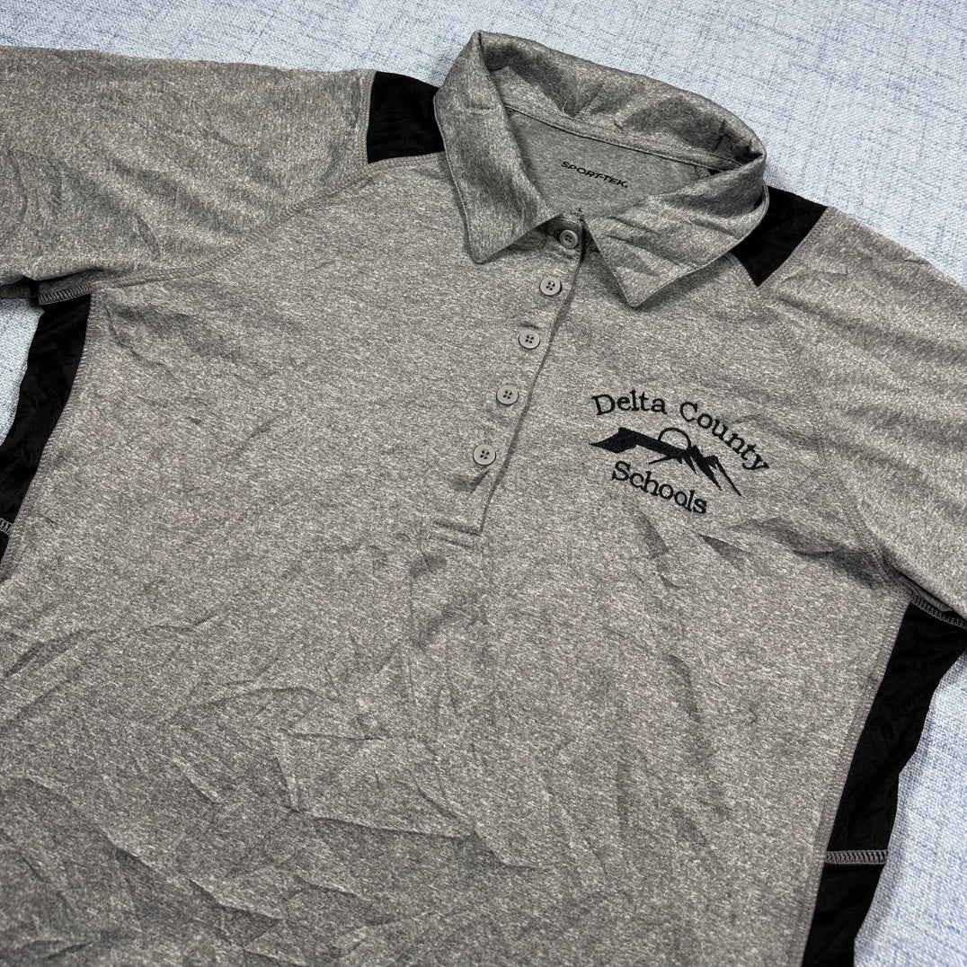 Sport Tek® Grey Polo Shirt-L