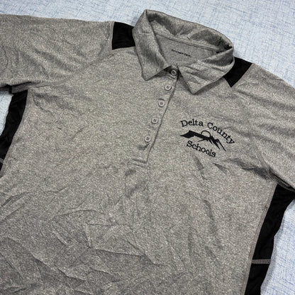 Sport Tek® Grey Polo Shirt-L