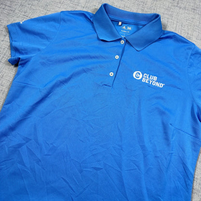 Adidas® Blue Climalite Golf Polo-L