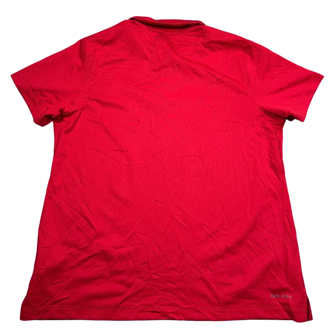 Nike® Red Dri Fit Polo-L