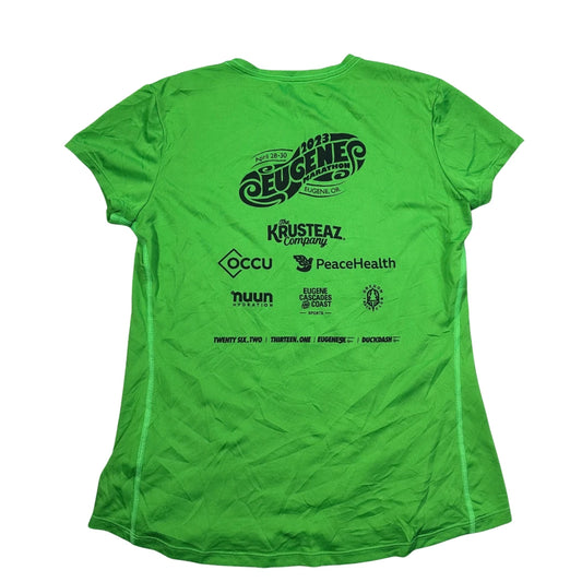 Thrift-and-treasures Green Women's T Shirt-M NIKE