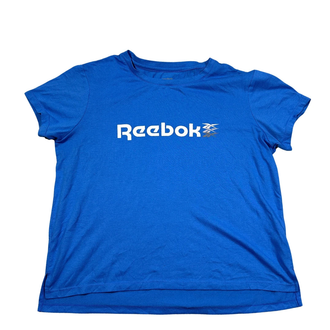 Thrift-and-treasures Blue Women's Shirt Logo-M Reebok