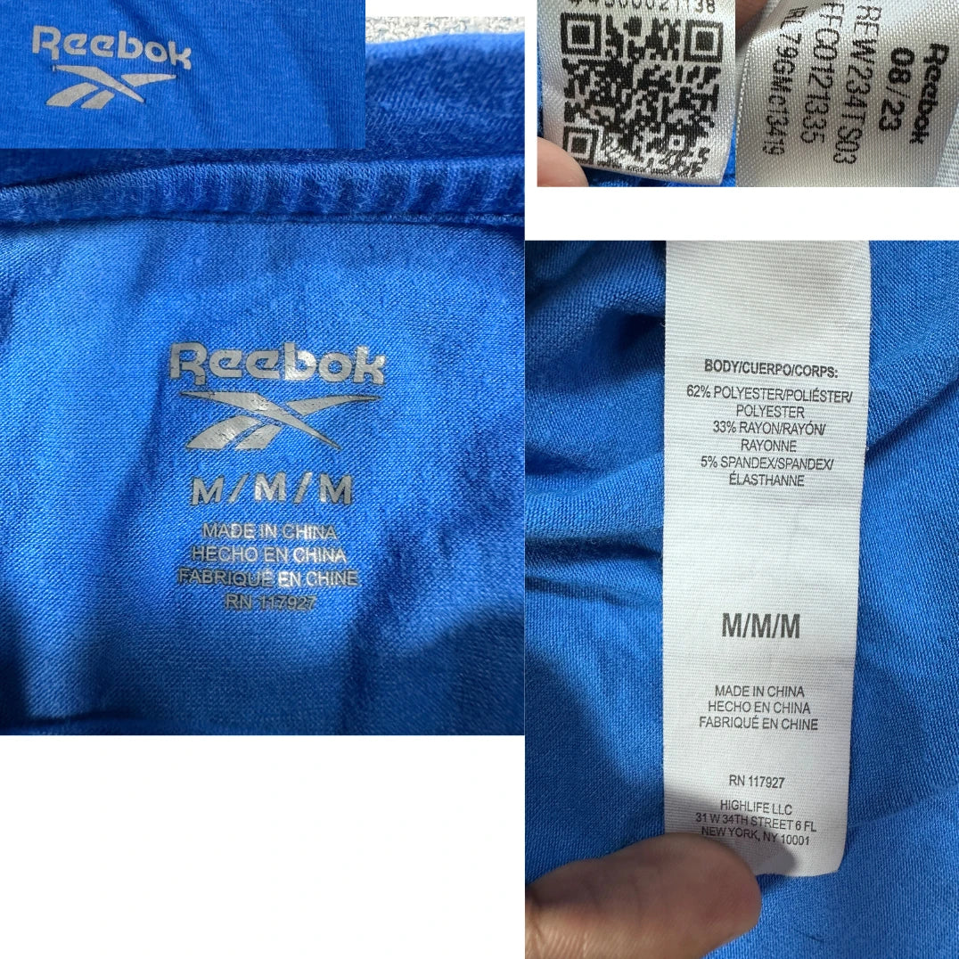 Thrift-and-treasures Blue Women's Shirt Logo-M Reebok