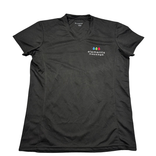 Thrift-and-treasures Black Women's V Neck-L Harriton