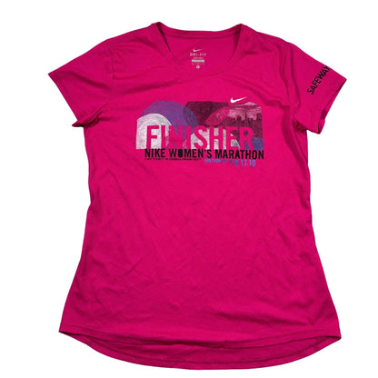 Thrift-and-treasures Pink Women's T Shirt-M NIKE