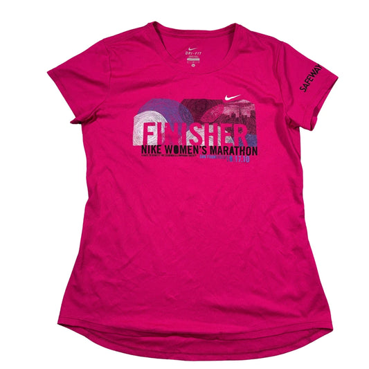 Thrift-and-treasures Pink Women's T Shirt-M NIKE