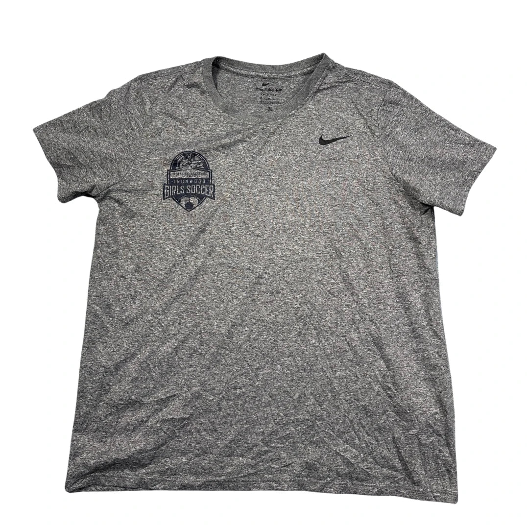 Thrift-and-treasures Grey Women's Training Tee-M NIKE