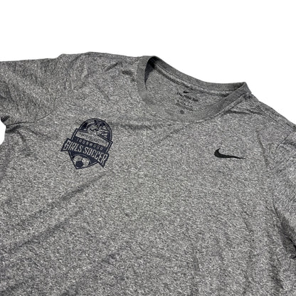 Thrift-and-treasures Grey Women's Training Tee-M NIKE