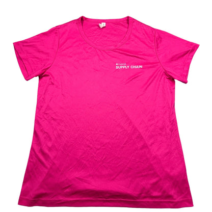 UltraClub® Pink Performance T Shirt-XL