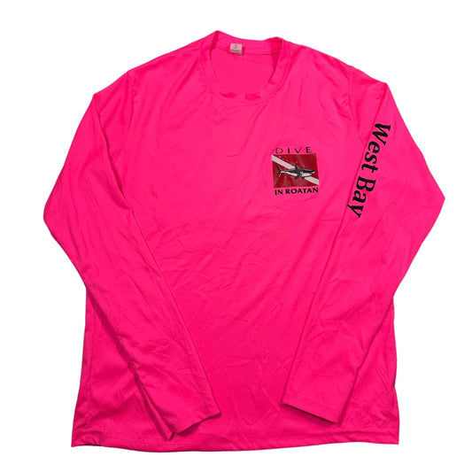 Thrift-and-treasures Pink Women's Dive Shirt-S Bastrid