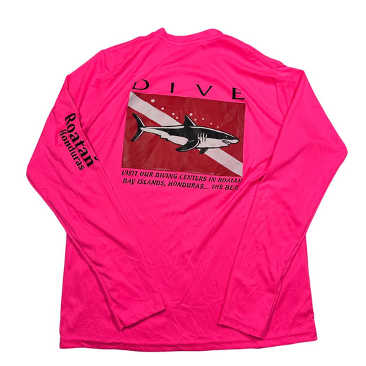 Thrift-and-treasures Pink Women's Dive Shirt-S Bastrid