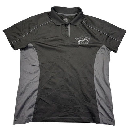 Thrift-and-treasures Black Women's Polo Contrast-L EXTREME