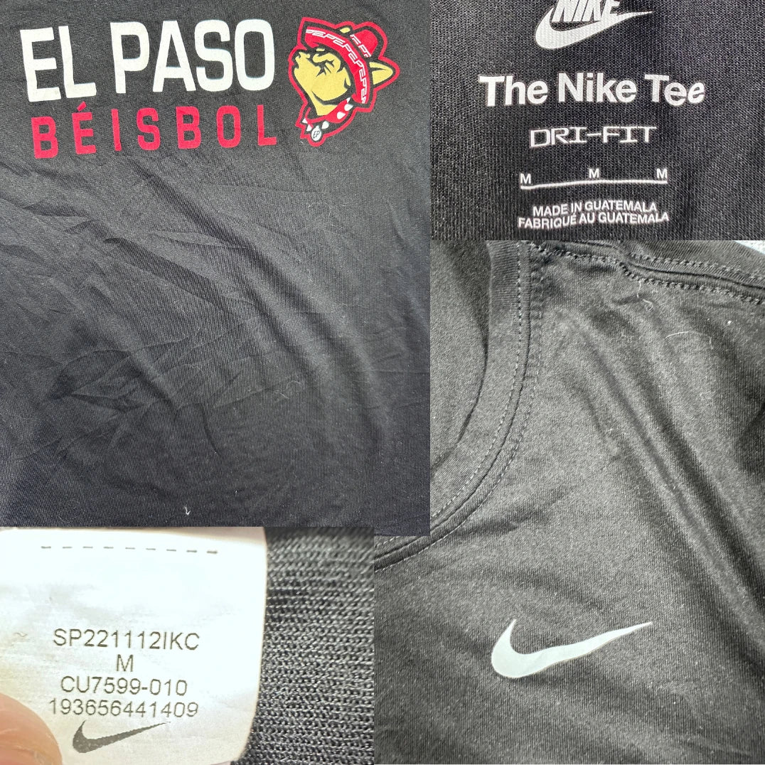 Thrift-and-treasures Black Women's T Shirt-M NIKE
