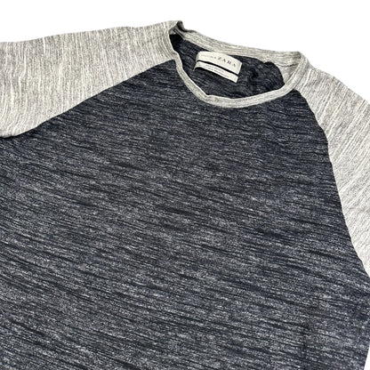 Zara® Grey Raglan T Shirt-L