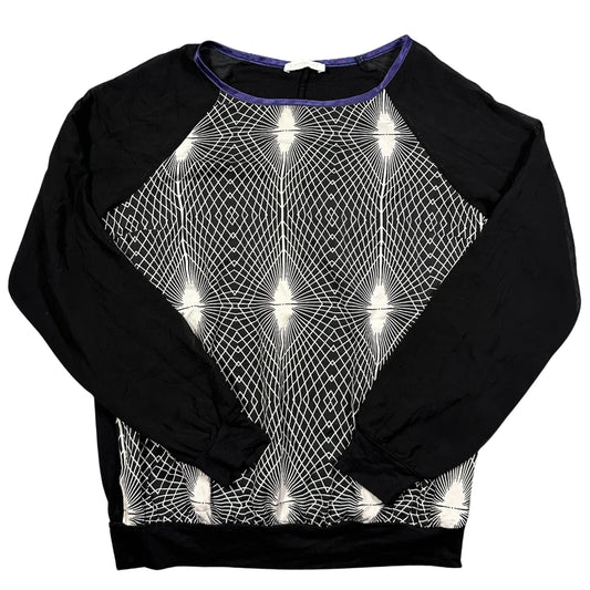 Thrift-and-treasures Black Women's Sweatshirt Geometric-M Promod