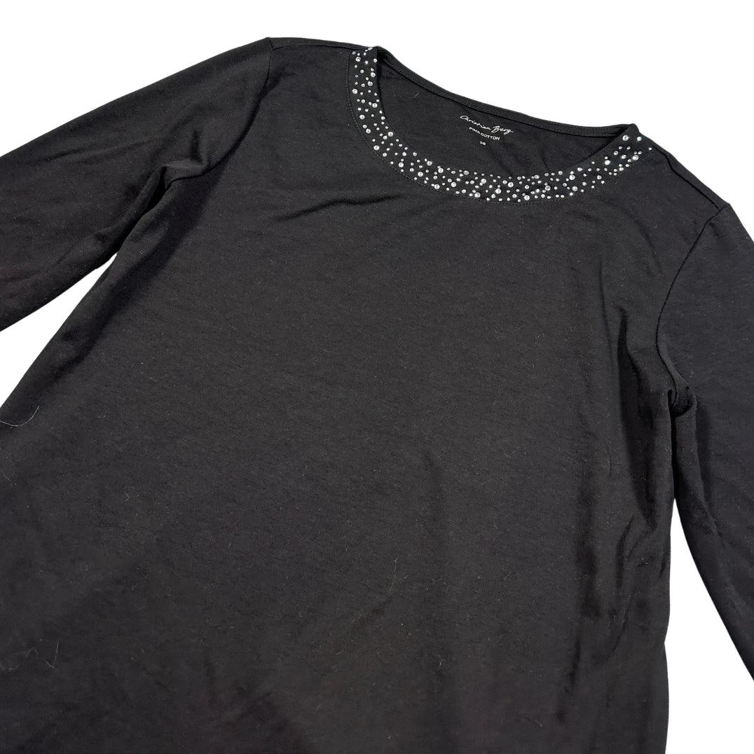Thrift-and-treasures Black Women's Cotton Top-S Christian Berg