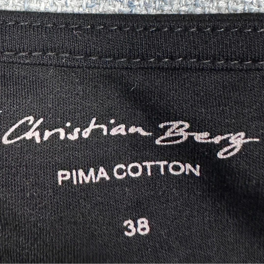 Thrift-and-treasures Black Women's Cotton Top-S Christian Berg