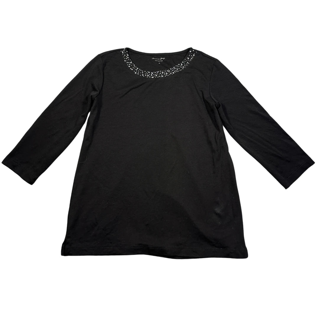 Thrift-and-treasures Black Women's Cotton Top-S Christian Berg
