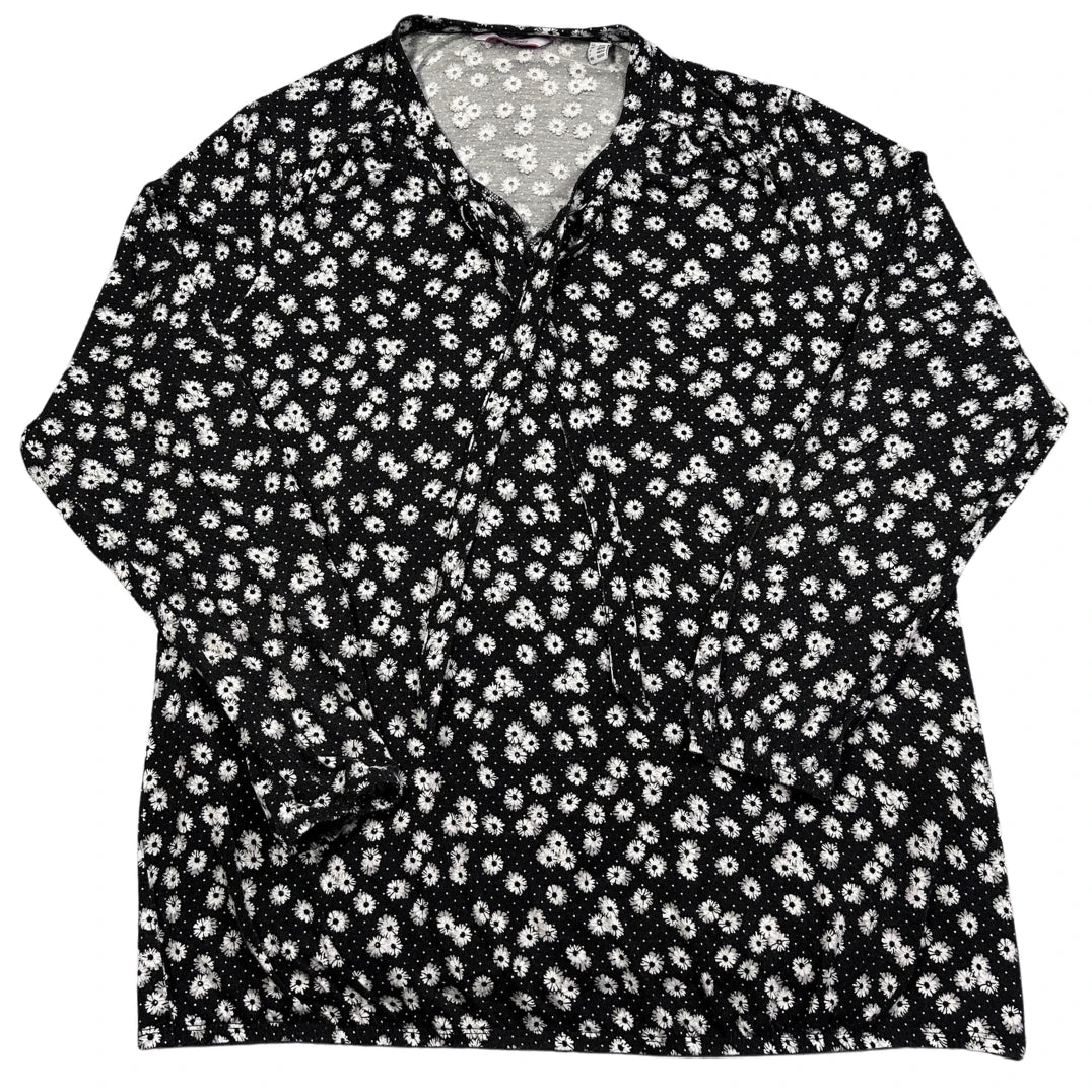 Thrift-and-treasures Black Women's Floral Blouse-L Tchibo®