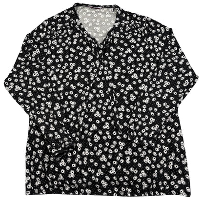 Thrift-and-treasures Black Women's Floral Blouse-L Tchibo®