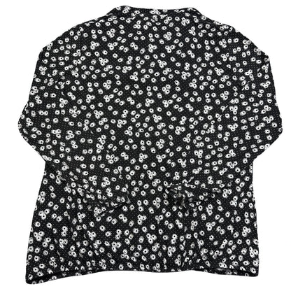 Thrift-and-treasures Black Women's Floral Blouse-L Tchibo®