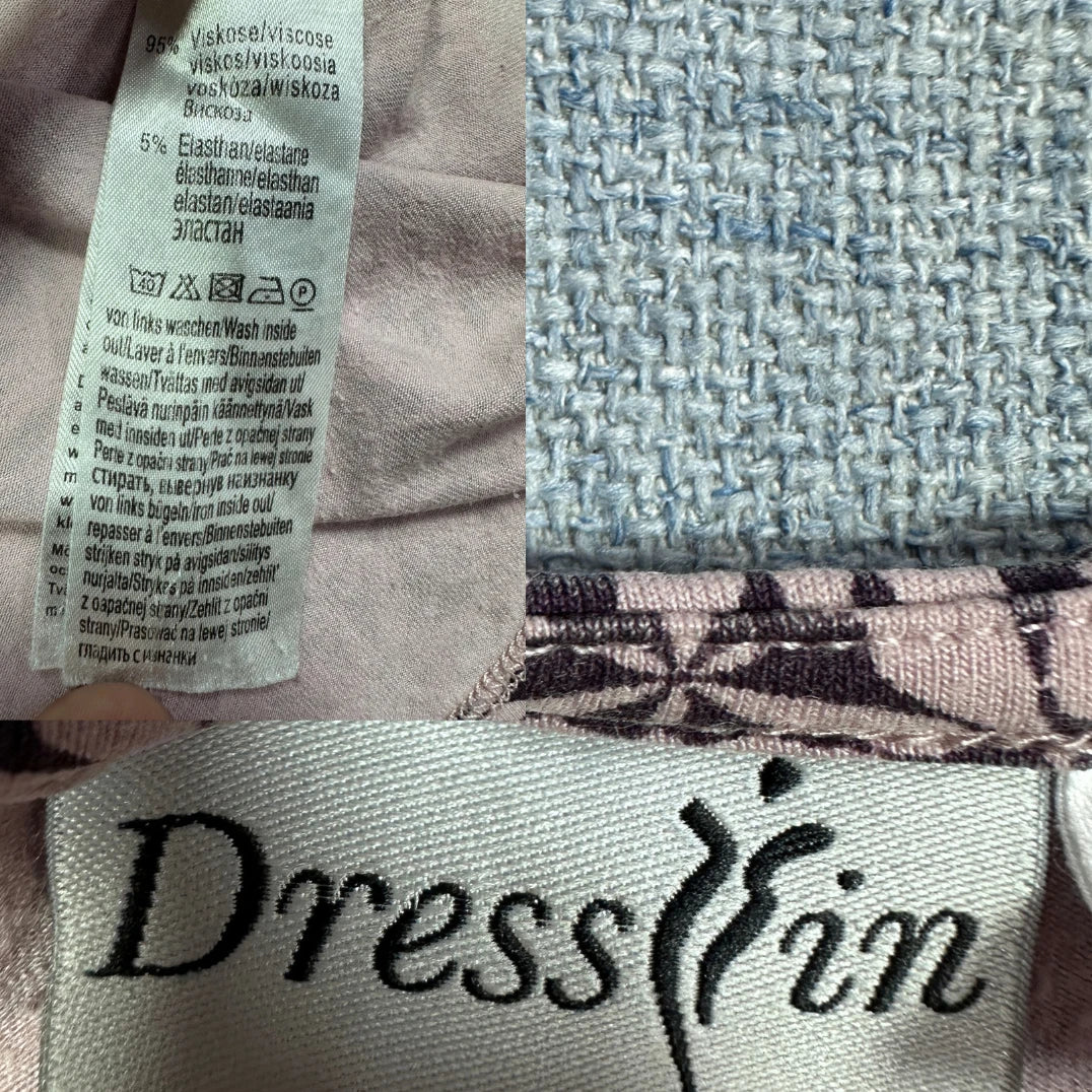 Thrift-and-treasures Women's Pattern Top-L Dress In