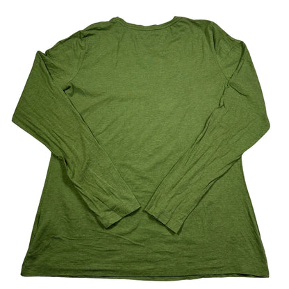Thrift-and-treasures Green Women's Sleeve Top-L Lands' End