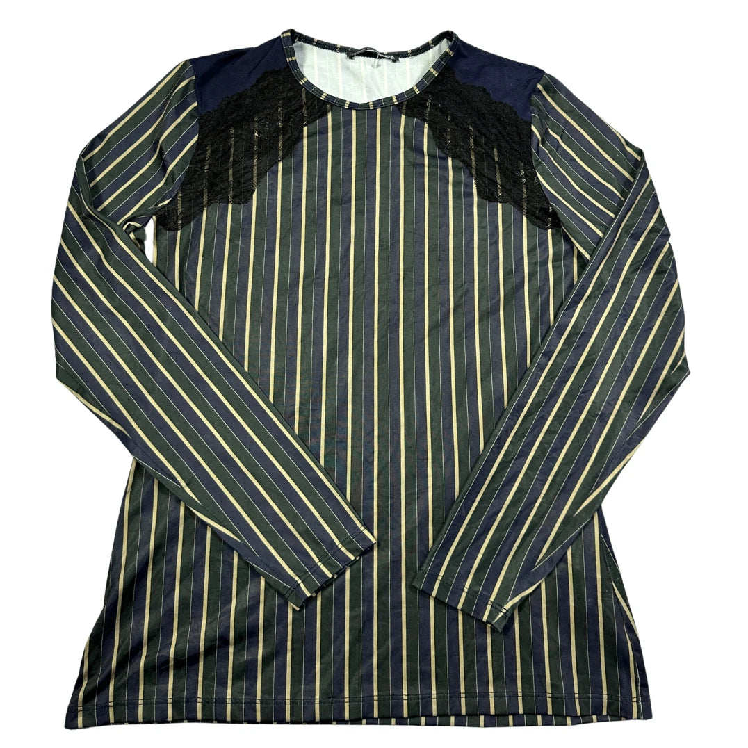 Zara® Navy Striped Top Lace-S