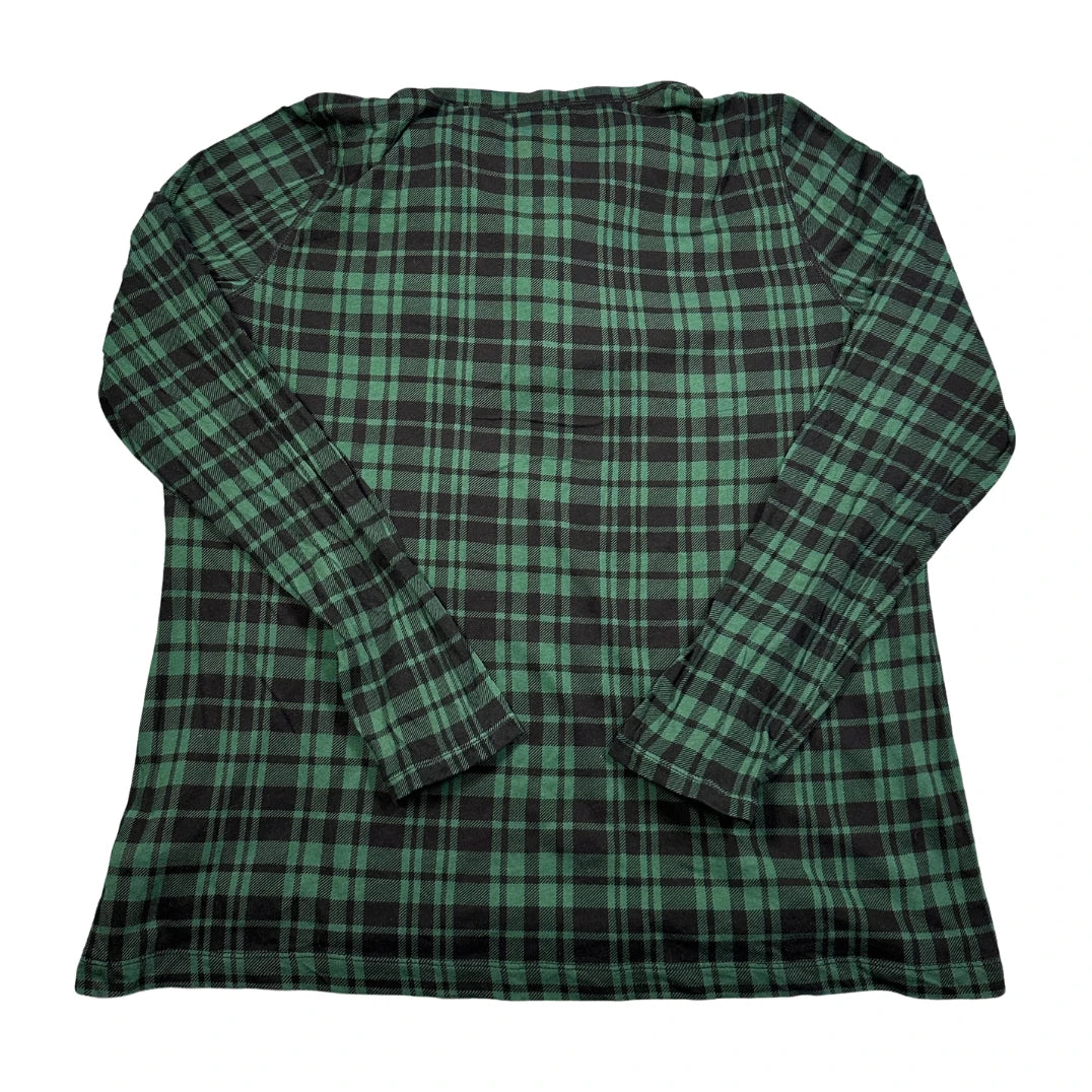 Thrift-and-treasures Green Women's Ruffle Top-XL Chaps